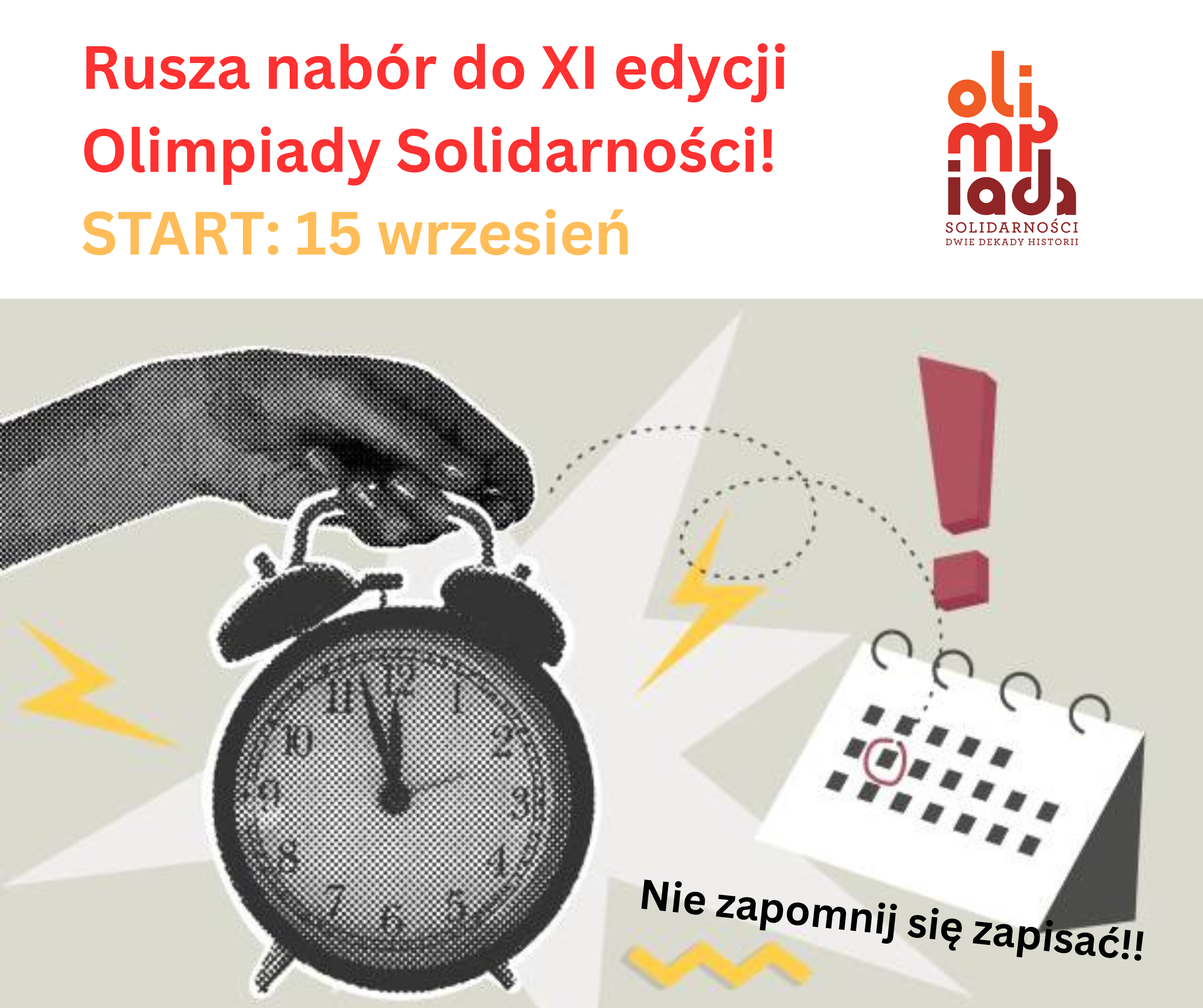 Rusza nabór do XI edycji Olimpiady Solidarności